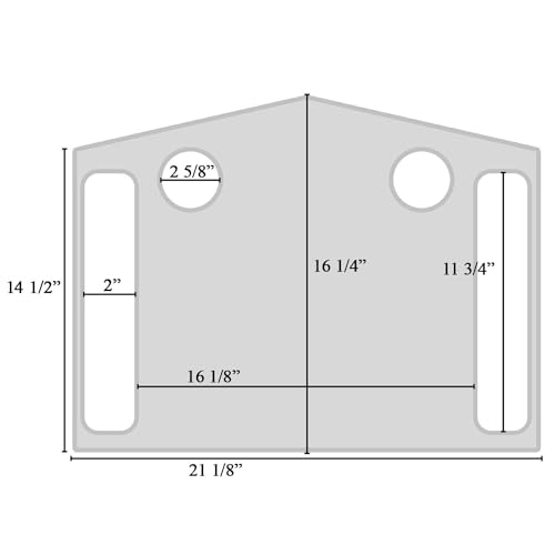 Support Plus Walker Tray Table - Mobility Table Tray for Walker, Non Slip Walker Tray Mat, Walker Accessories Mat, Cup Holder for Walker (21"x16") - Black