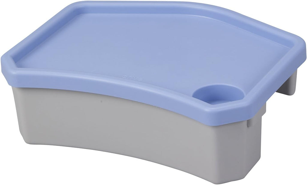 Drive Medical RTL10131 E-Z Walker Caddy with Tray, Gray/Blue
