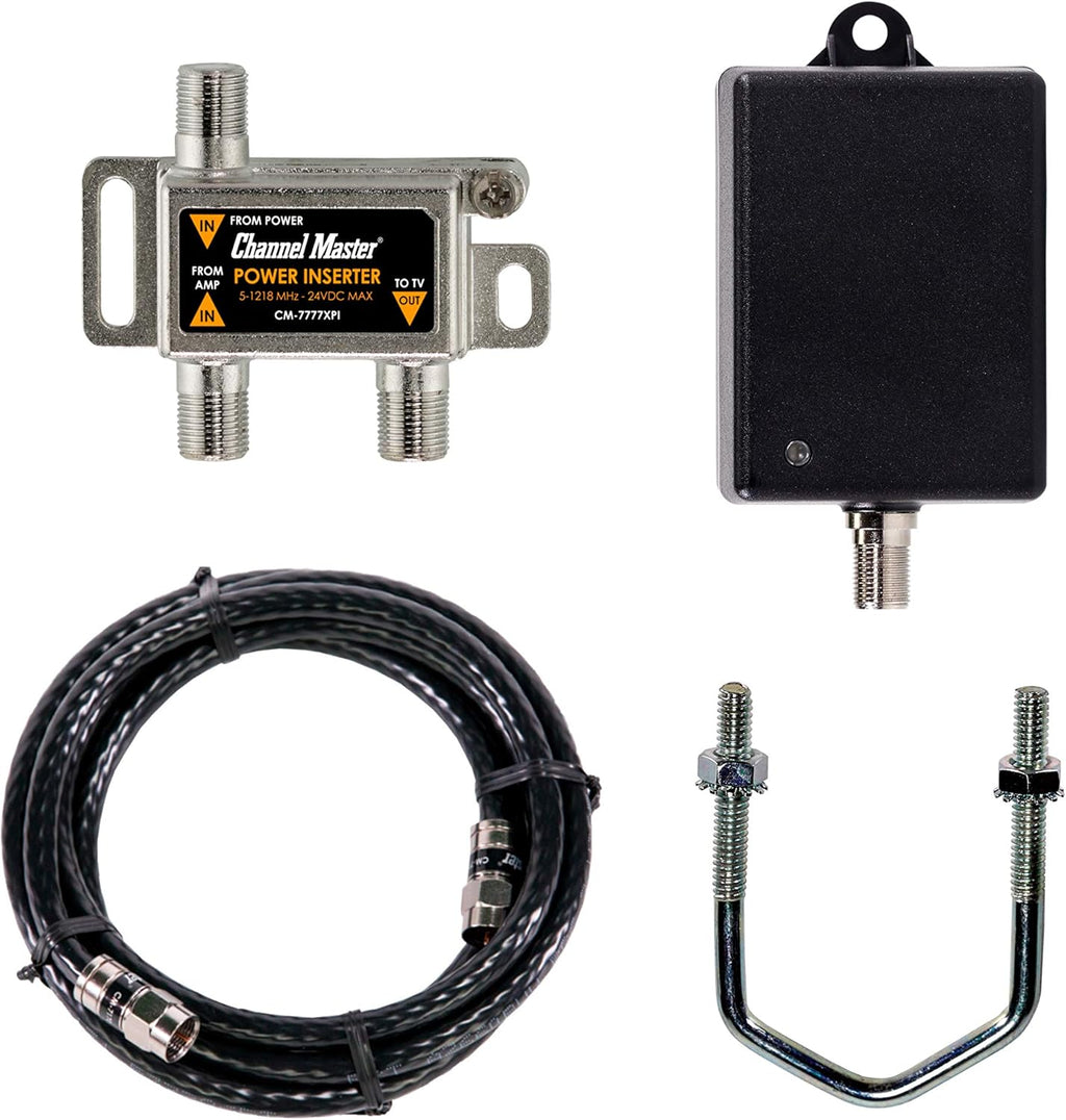 Channel Master CM-7777V3 Titan 2 High Gain TV Antenna Preamplifier [Version 3]