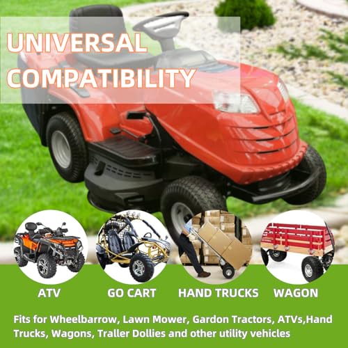 2 Pack 4.80/4.00-8 Heavy Duty Replacement Tire Tube 4.80-8 Tire Inner Tubes For Wheelbarrow wheel barrow Garden Carts Lawn Mowers Tillers Unicycles Agricultural Tiller and More