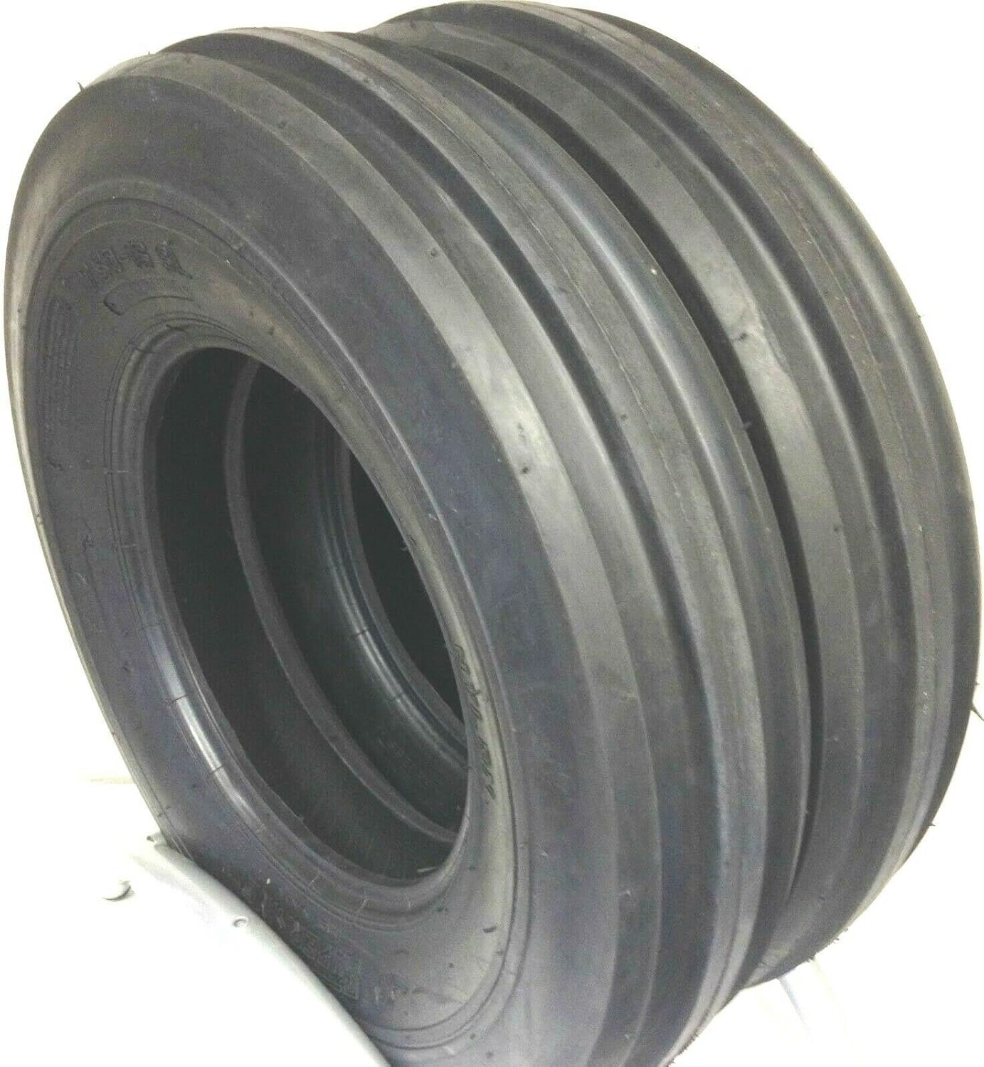 Two 750-16 Heavy Duty Tractor W/tubes 3 Rib Tires F2 7.50-16 Tri Rib 7.50 16