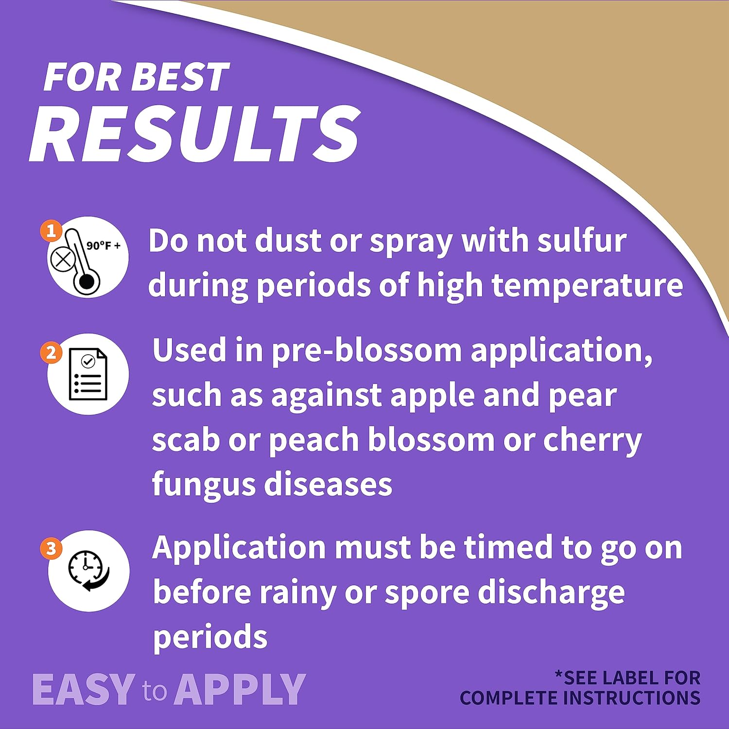 Bonide Sulfur Plant Fungicide, 4 lb. Ready-to-Use Micronized Spray or Dust for Organic Gardening, Controls Common Diseases