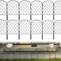 Decorative Garden Fence 30 Pack Animal Barrier Fencing 33ft (L) x 22in (H) Rustproof Metal Wire Section Edging with Plastic Stakes Dog Fence Outdoor for Yard Landscape Patio, Arched