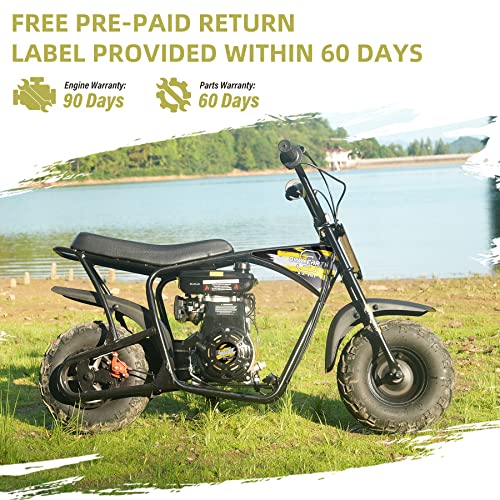 Oryxearth 105CC Mini Bike for Kids, 4-Stroke Kids Dirt Bike