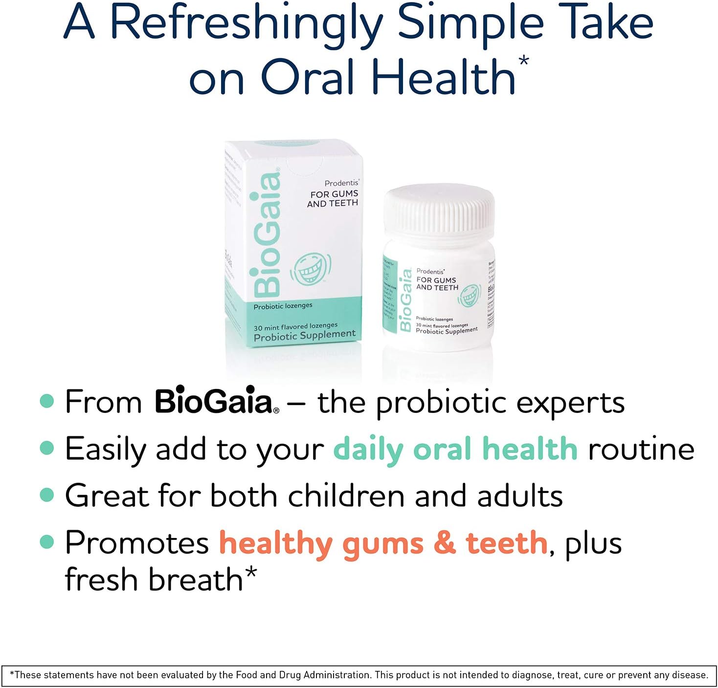 BioGaia Prodentis 3-Pack Bundle | Dental Probiotics for Teeth and Gums | Promotes Good Oral Health & Gut Health Too | Oral Probiotics | Mint-flavored Lozenges