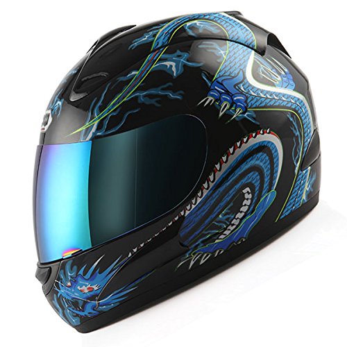 WOW Motorcycle Street Bike Full Face Helmet