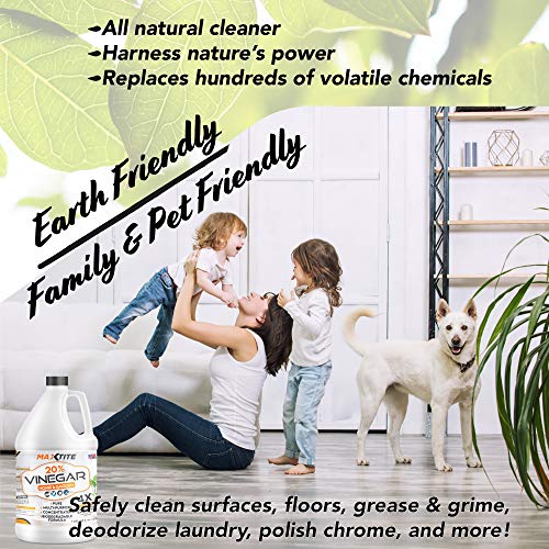 MaxTite High-Strength 20% Vinegar for Home & Garden Cleaning (1 Gallon)
